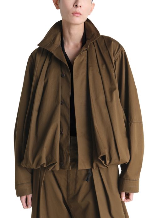 LEMAIRE Blouson plissé doux