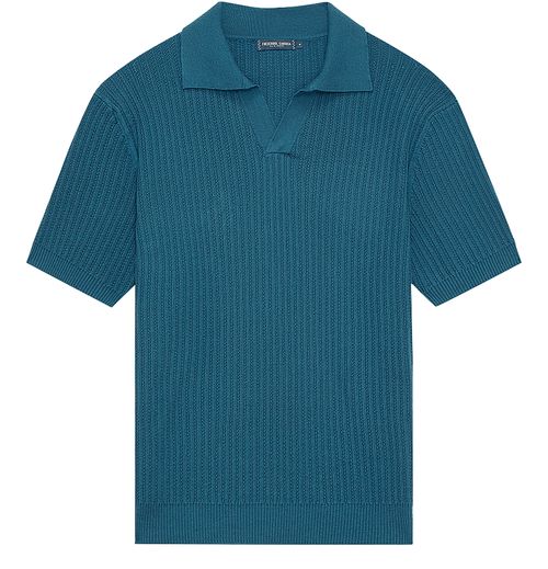 FRESCOBOL CARIOCA Rino chain stitch knit polo