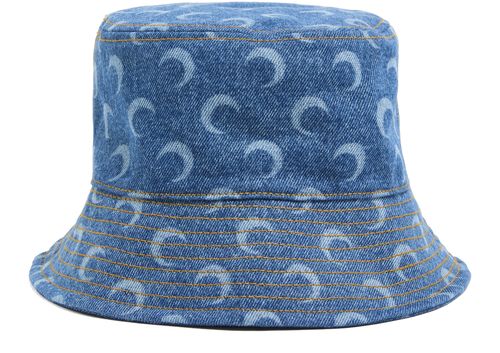 MARINE SERRE Bob en denim Moon