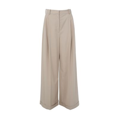 Loewe Wide-leg Pants In Sand