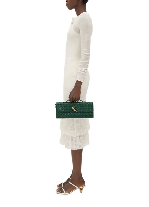 BOTTEGA VENETA Long Andiamo clutch with handle