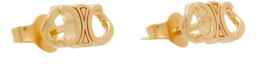 CELINE Triomphe gourmette studs