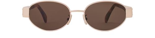 CELINE Lunettes de soleil Triomphe metal 01 métal
