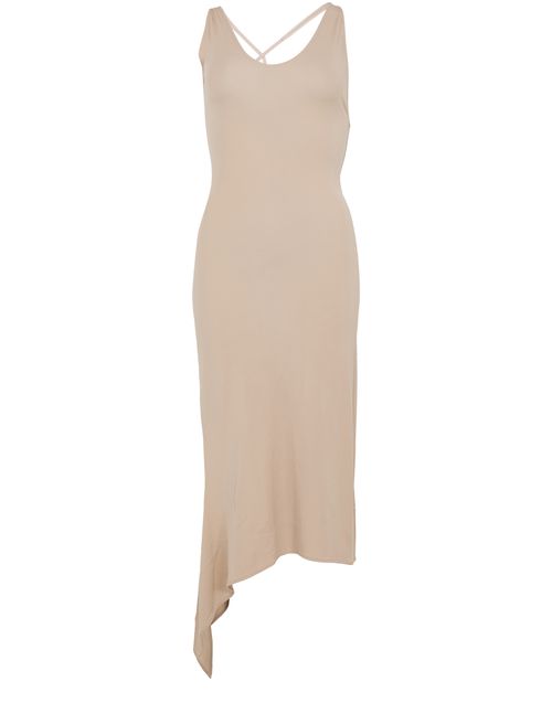 COURREGES Undressed crepe jersey long dress