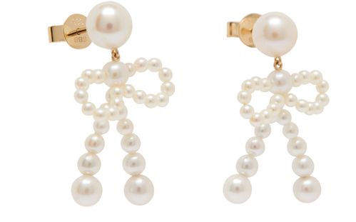SOPHIE BILLE BRAHE Bow earrings