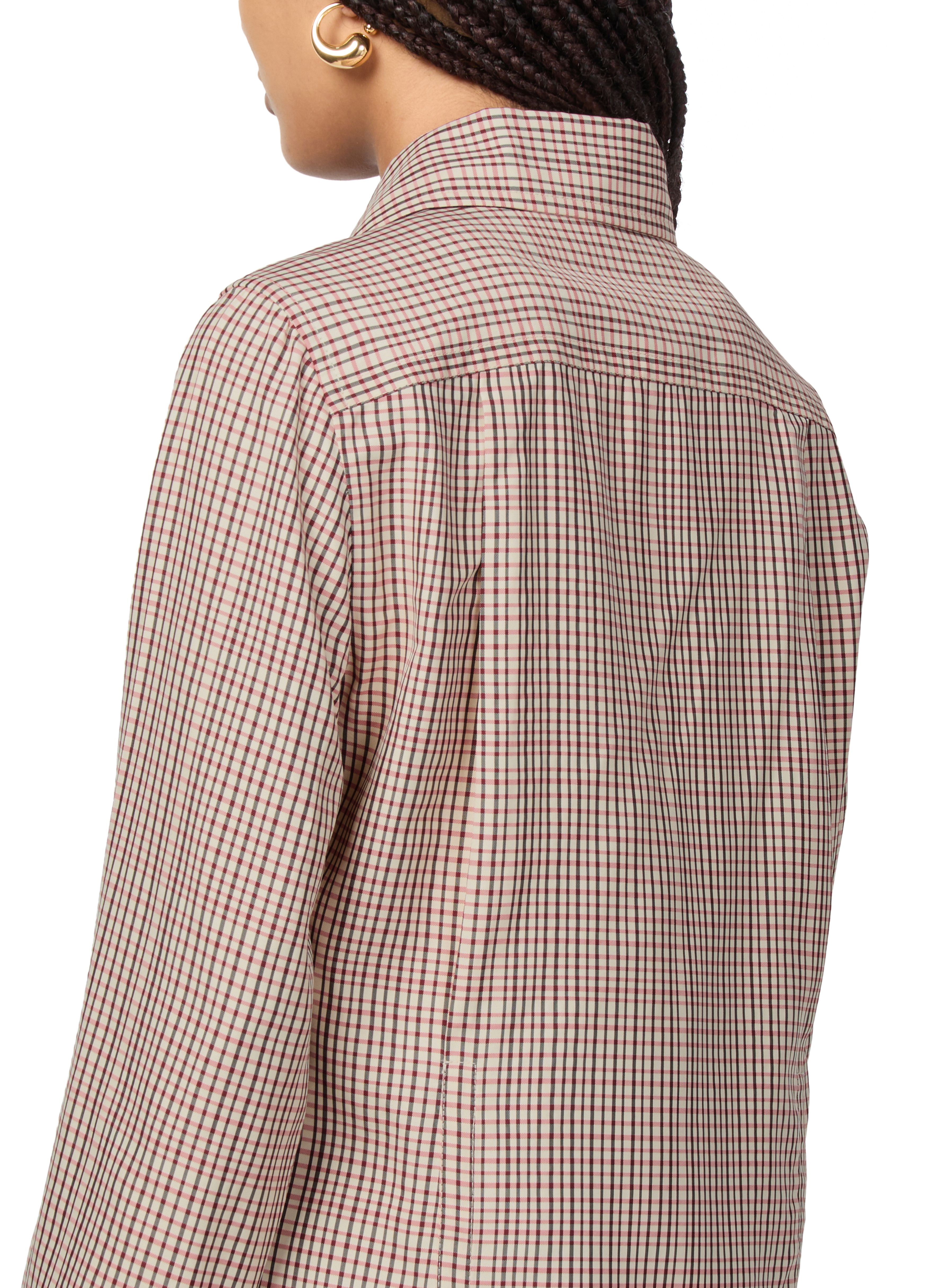 Checkered cotton shirt thumbnail 5