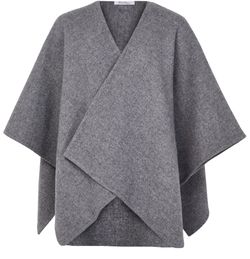 ポンチョ・ケープ ZIMMERMANN Woman Cape White 3421TSS253 CRM Fringed Monochrome Poncho | Gianfranco Ferré