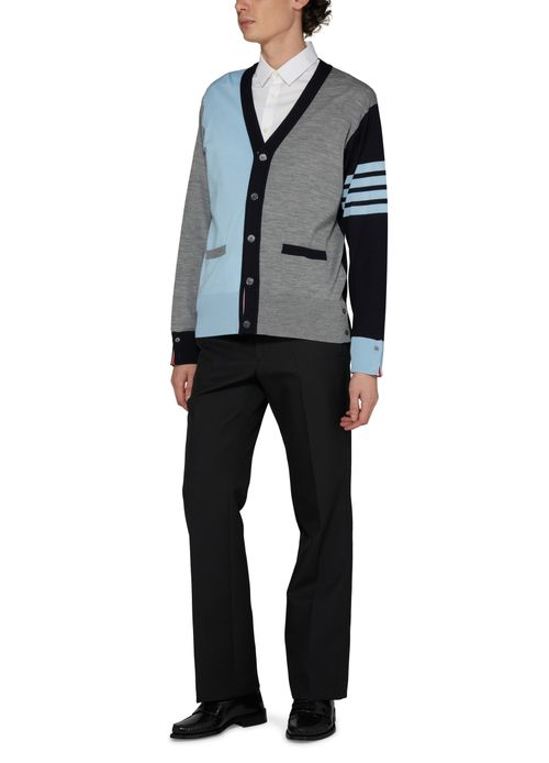 THOM BROWNE 4Bar fun mix classic cardigan