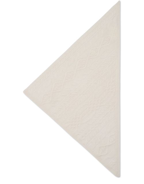 BOMPARD Cable knit triangle