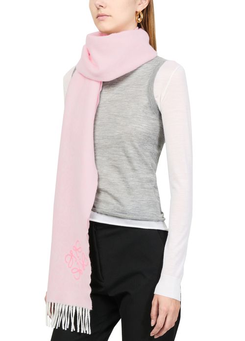 LOEWE Anagram scarf in wool and cashmere