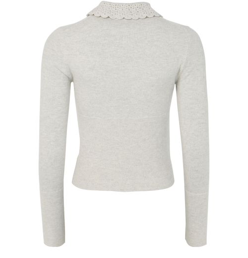 CHLOE Fitted cardigan with logo