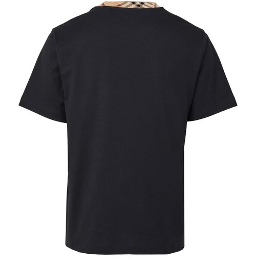 BURBERRY Check cotton t-shirt