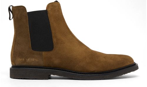 COMMON PROJECTS Waxed suede chelsea boots