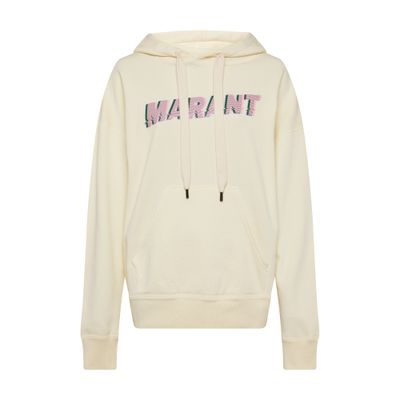 Isabel Marant Étoile Isabel Marant Etoile Woman Sand Cotton Blend Mansel Sweatshirt In Vanilla