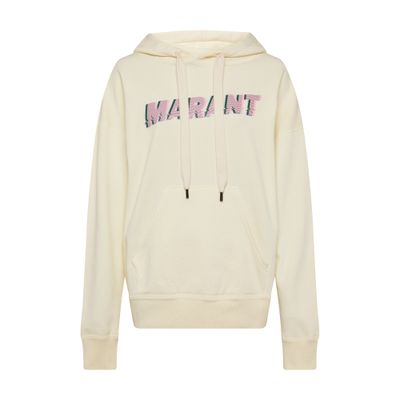 Shop Isabel Marant Étoile Mansel Hoodie In Vanilla