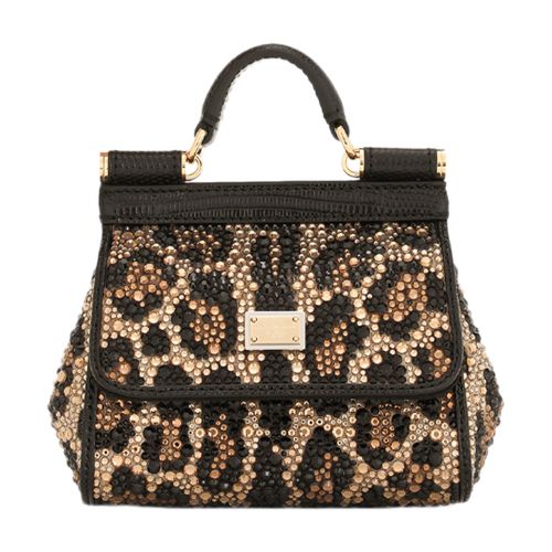 Dolce & Gabbana Mini Sicily Handbag In Leo_new