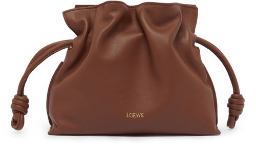 LOEWE x Suna Fujita - Hamster Mini Flamenco nappa calf leather clutch