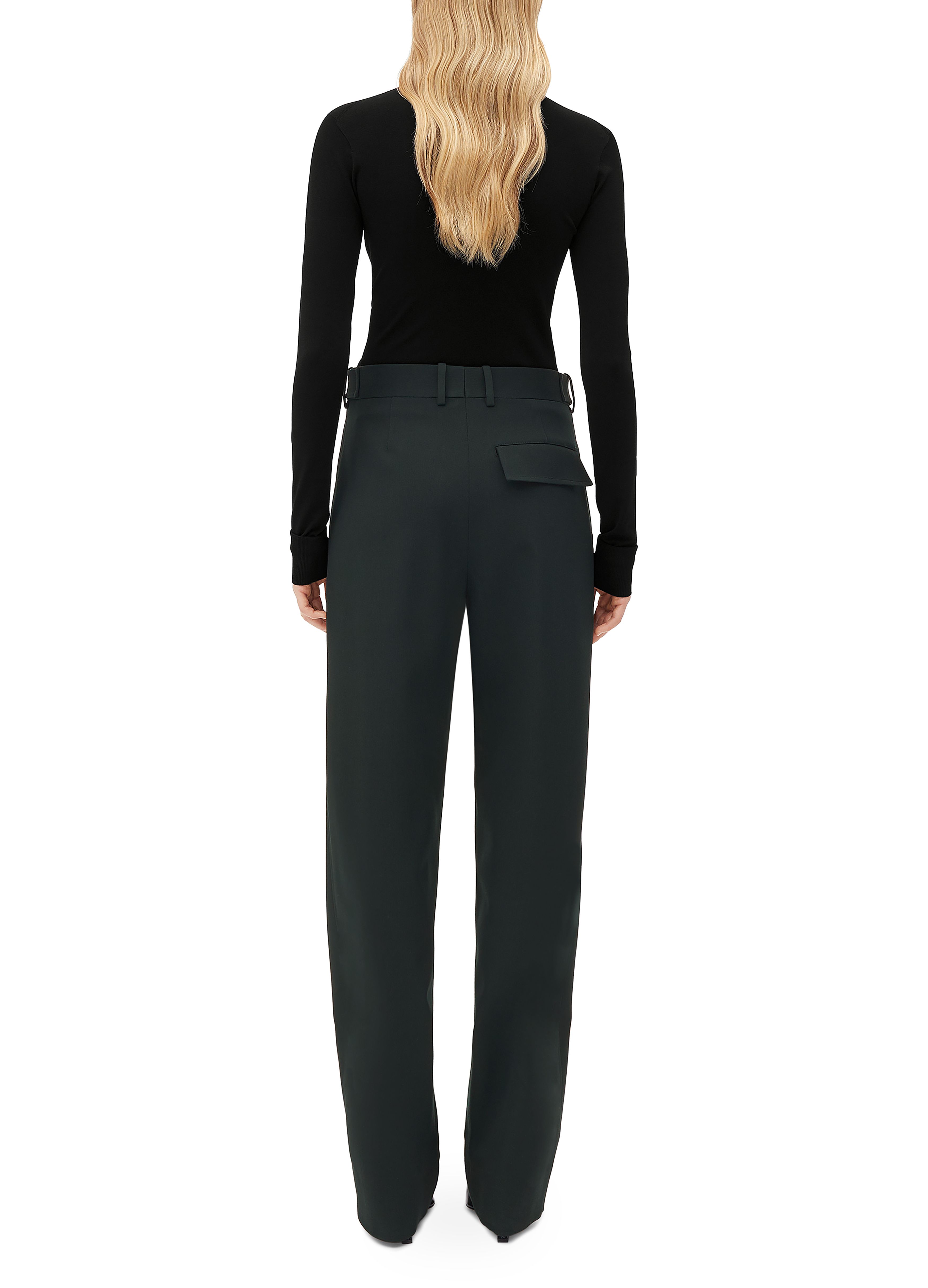 Straight-leg wool pants thumbnail 6