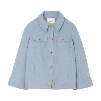 Ba&sh Kendy Coat In Blue