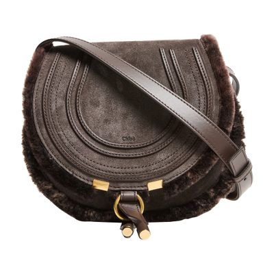 Chloé Marcie Shoulder Bag In Brown