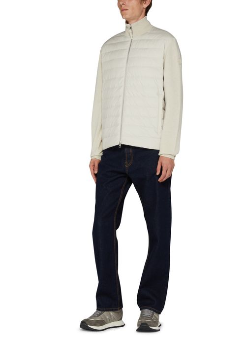 MONCLER Bi-material jacket