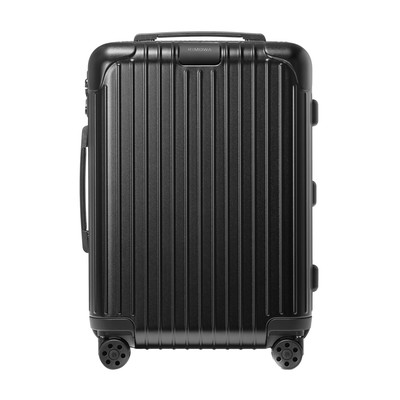 Shop Rimowa Essential Cabin Luggage In Matte_black_2