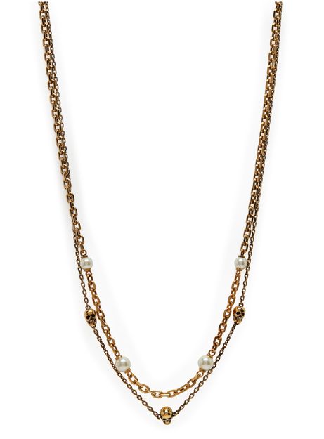 Alexander mcqueen best sale pearl necklace