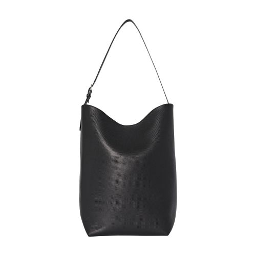 The Row Large N/s Park Tote Belt Leather Shoulder Bag In Black_pld