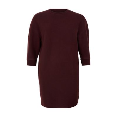 Max Mara Canada Knitted Mini Dress In Red