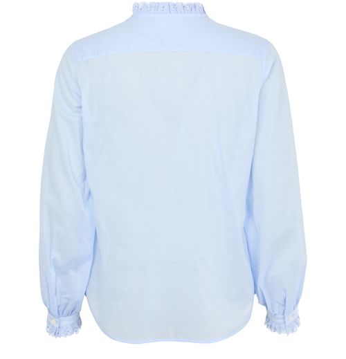 CELINE Romy embroidered in cotton muslin shirt