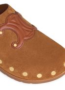 CELINE PITEA CLOG IN Suede Calfskin mule 関税込 スリッパ Celine Pitea Clog in Brown | Lyst