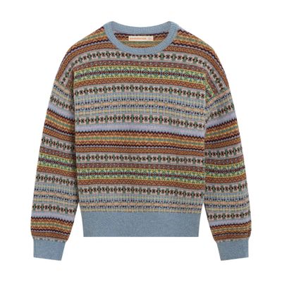 Daughter Lorne Fair Isle Round-neck Sweater In Multi
