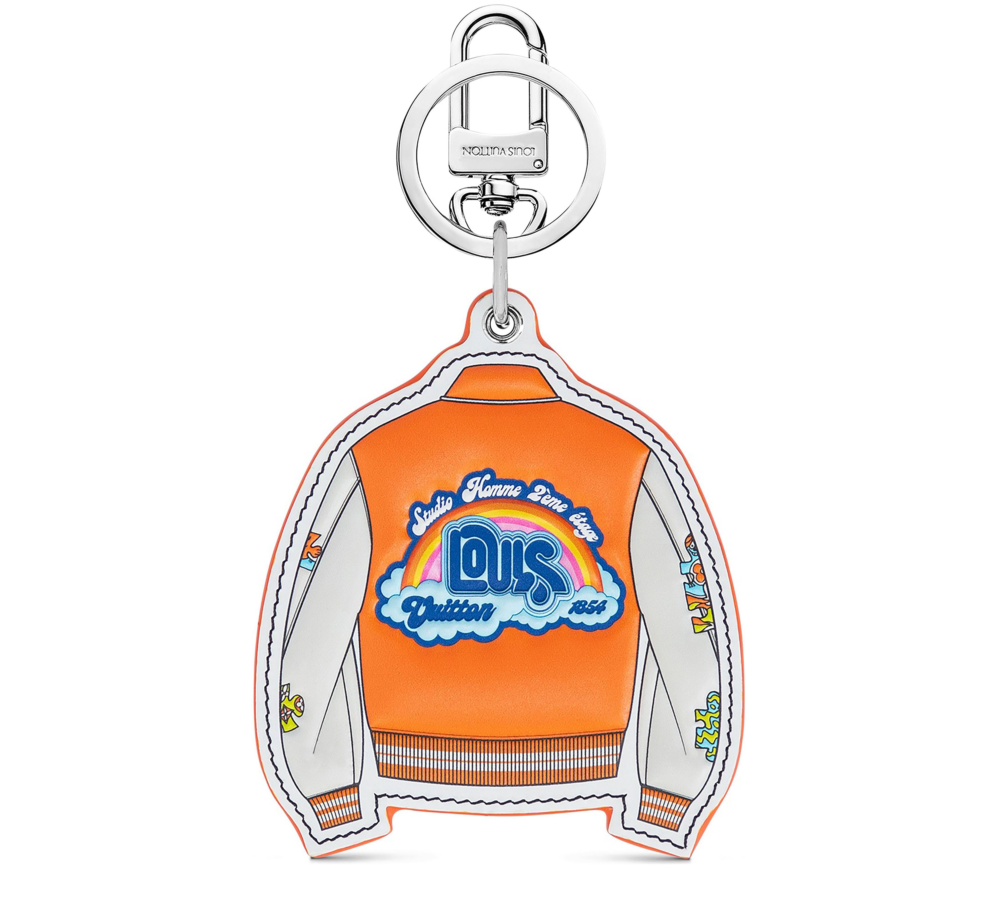 LV Varsity Jacket Bag Charm & Key Holder thumbnail 3
