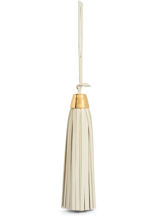 CELINE Tassel charm in smooth lambskin