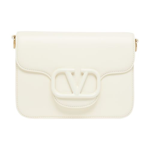 Shop Valentino Loco Shoulder Bag In Ivory