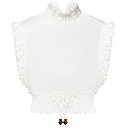 LOUIS VUITTON Ruffle trim top