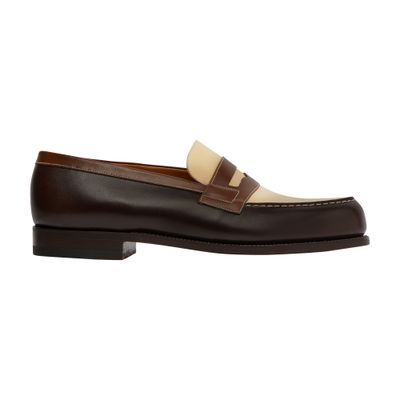 Jm Weston Animation 180 Loafers In Brown