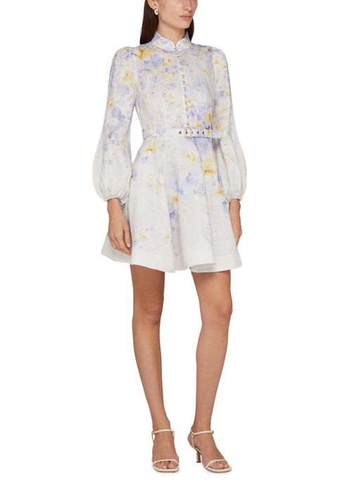ZIMMERMANN Crush buttoned mini Dress
