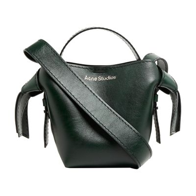 Acne Studios Musubi Crossbody Bag In Green