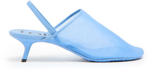 LOEWE Petal mesh sling-back mule 45