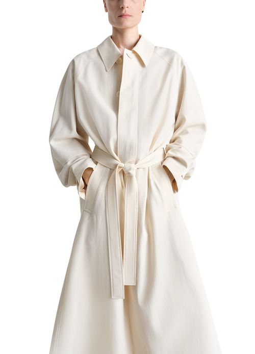 LEMAIRE Light slitted overcoat