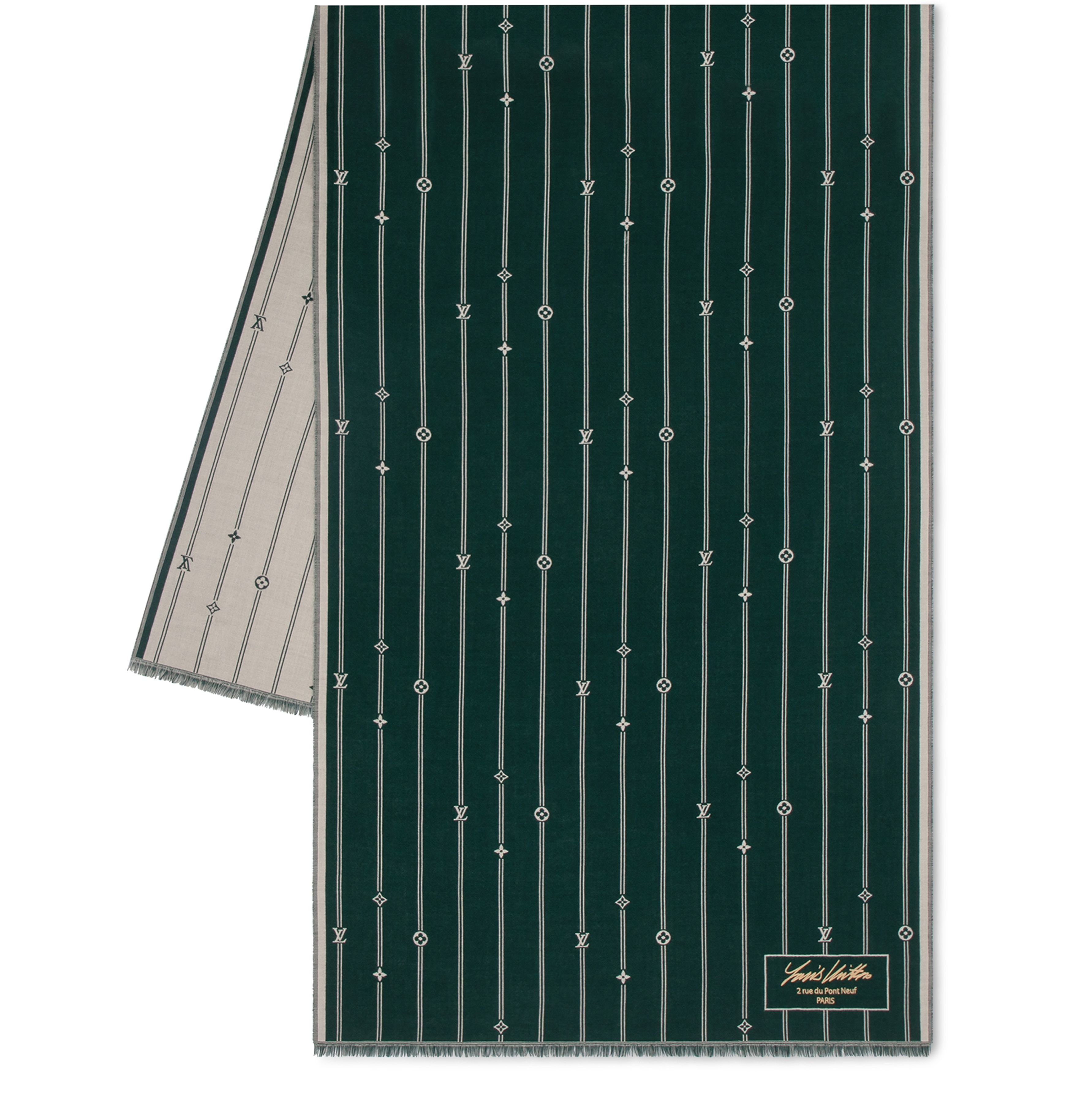 Monogram Stripes Stole thumbnail 4