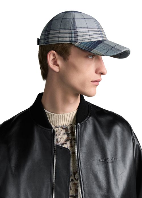 DIOR Casquette à carreaux