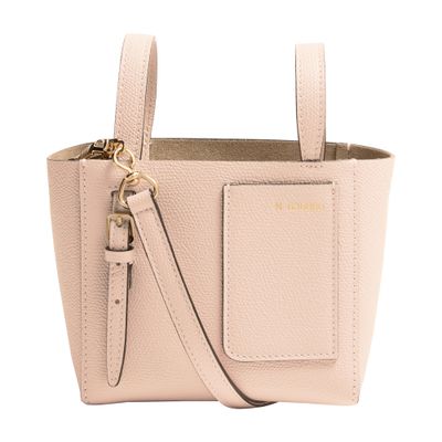 Valextra Micro Bucket Bag In Neutral