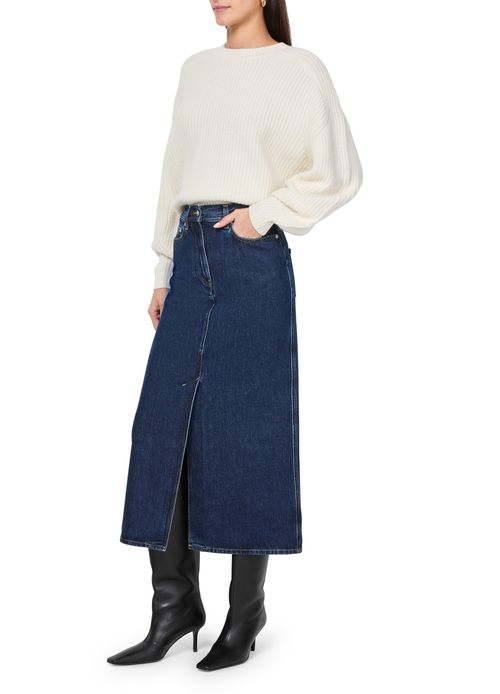LOULOU STUDIO Pull col rond en cachemire Nauru