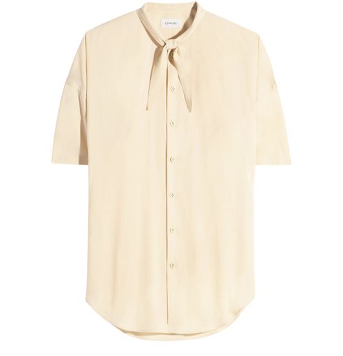 LEMAIRE Short-sleeved shirt with scarf