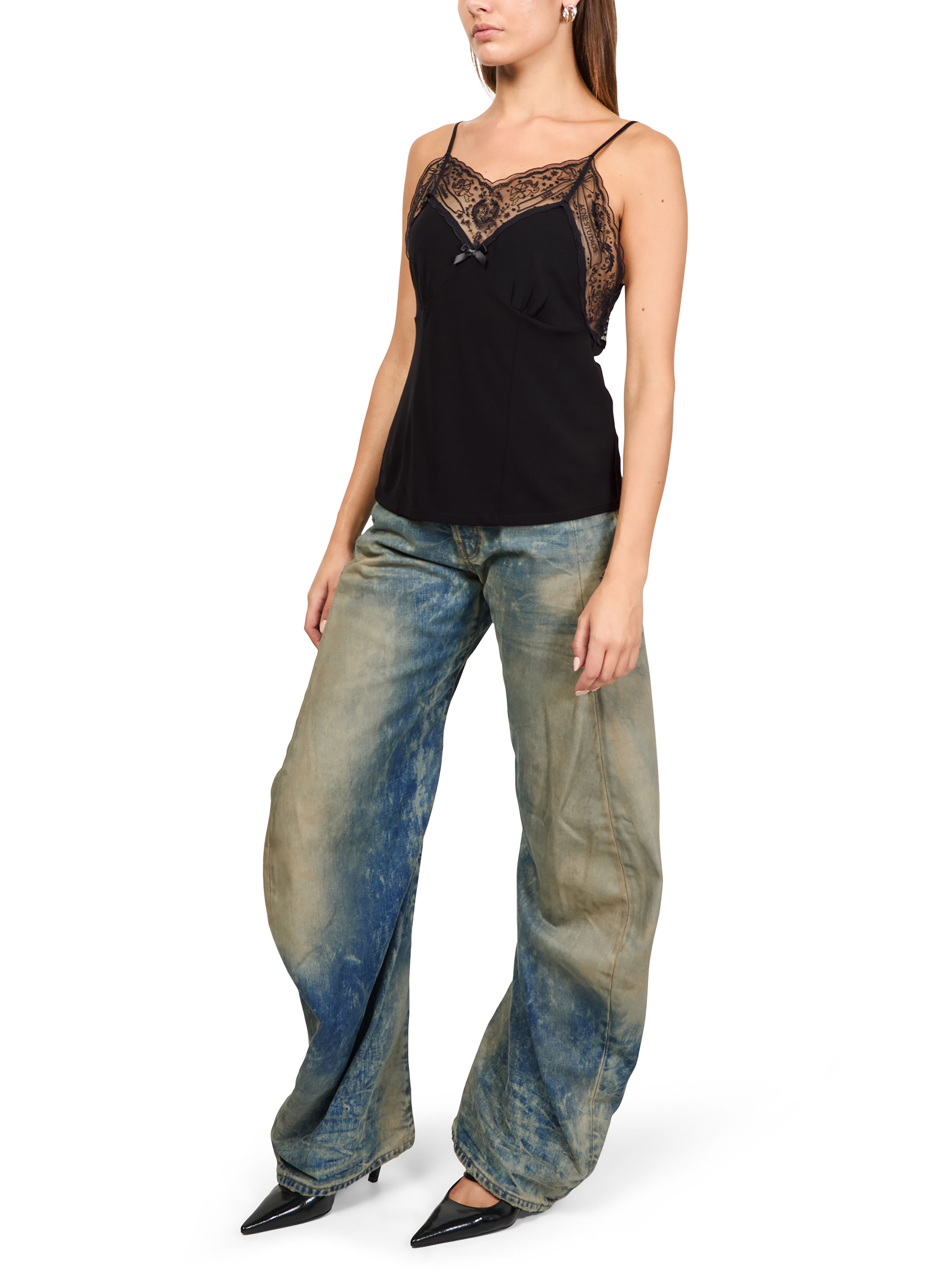 Sleeveless lace top thumbnail 6