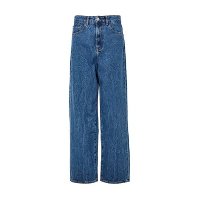 Rohe Baggy Fit Denim In Blue