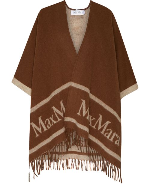 MAX MARA Hilde logo poncho