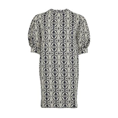 Max Mara Gustavo Mini Printed Dress In White